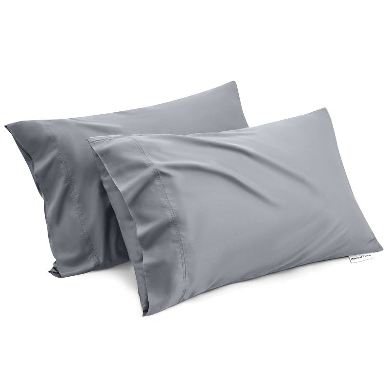 Bedsure Bedsure Pillow Cases Queen Size Set Of 2 - Polyester & Rayon Derived From Bamboo Cooling Pillowcase, Breathable, Soft And Wrinkle-Free Pillow Covers With Envelope Closure, Gifts, 20X30 Inches