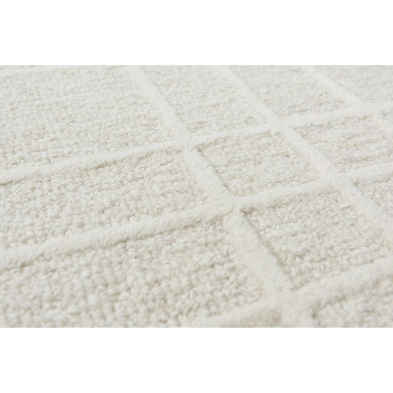 Alora Decor 7'9"x9'9" Lofton Rectangle Area Rug Ivory