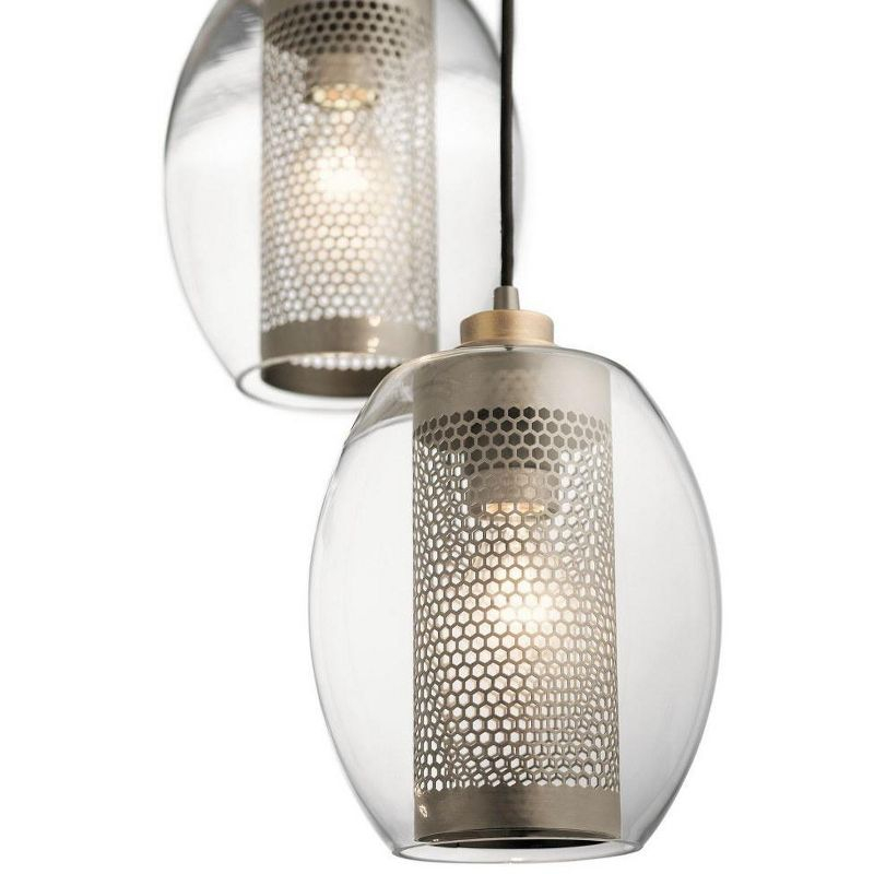 Kichler Lighting Asher 3 - Light Pendant in  Antique Pewter