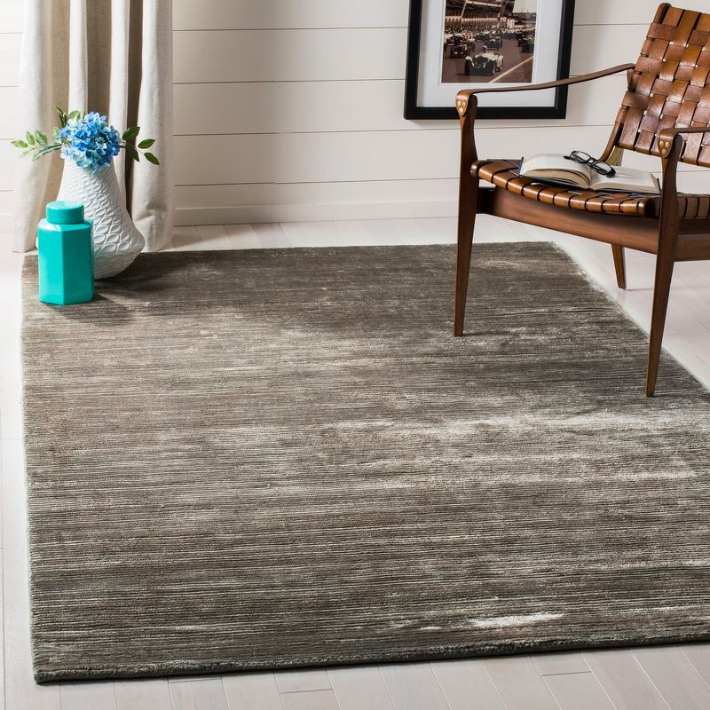 Mirage MIR234 Hand Loomed Indoor Area Rug - Graphite - 4'x6' - Safavieh.