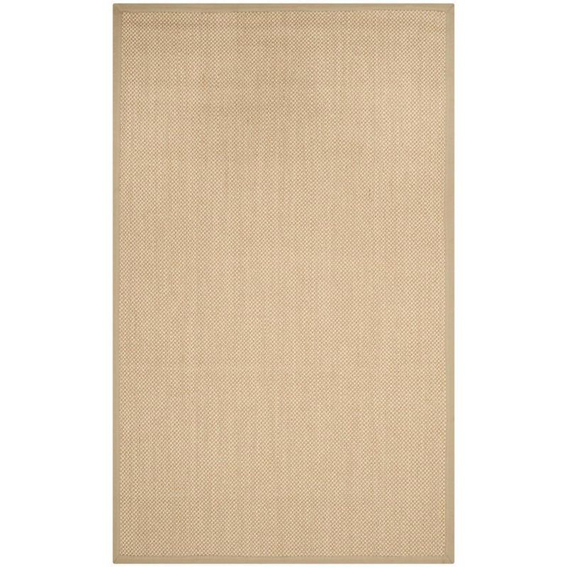 Natural Fiber NF141 Power Loomed Indoor Area Rug - Maize/Linen - 5'x8' - Safavieh.
