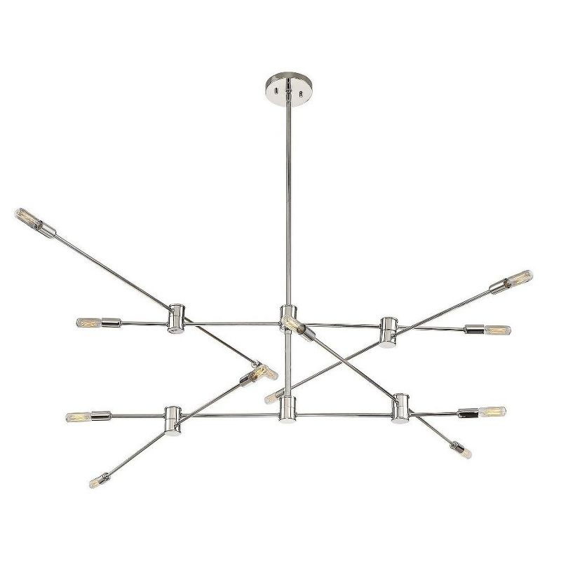 Savoy House Lyrique 12 - Light Chandelier in  Bronze/Brass
