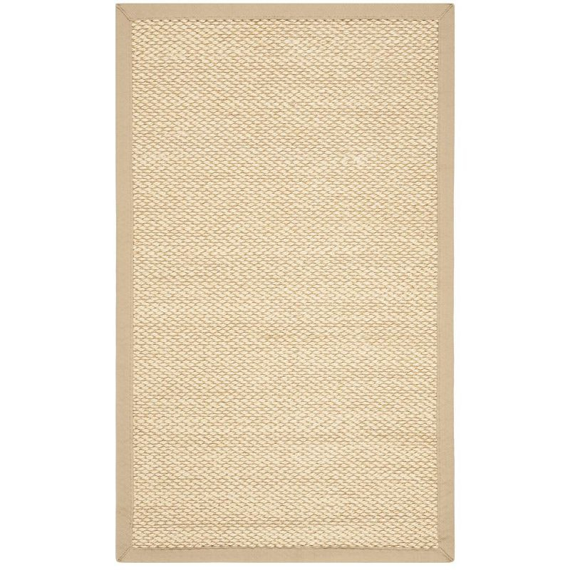 Natural Fiber NF152 Power Loomed Indoor Accent Rug - Ivory/Beige - 3'x5' - Safavieh
