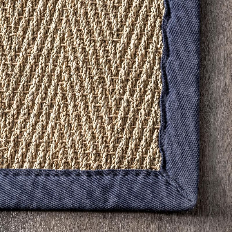 Nuloom Larnaca Seagrass Herringbone Indoor Area Rug, 6' x 9'