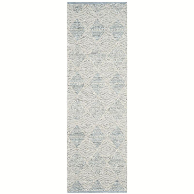 Montauk MTK822 Hand Woven Indoor Runner Rug - Light Blue - 2'3"x7' - Safavieh.