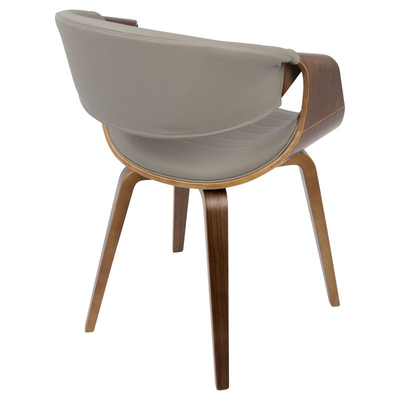 Symphony Mid Century Modern Dining/Accent Chair Gray - Lumisource