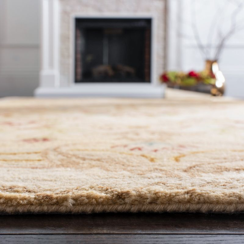 Empire EM823 Hand Tufted Indoor Runner - Beige/Light Gold - 2'6"x12' - Safavieh
