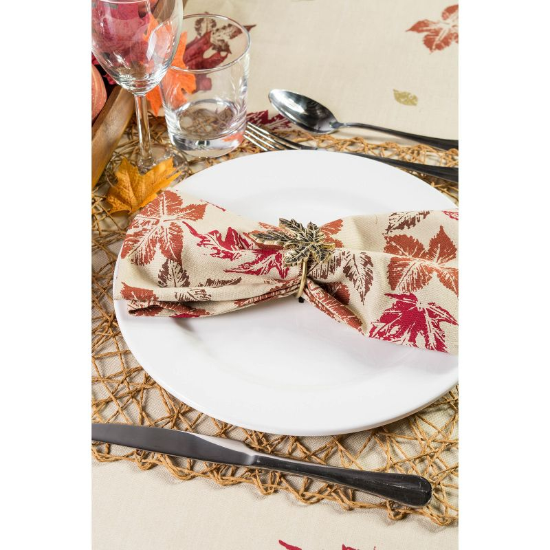 Design Imports Rustic Leaves Napkin (Set Of 6)