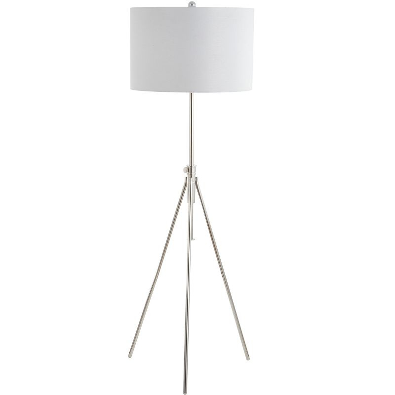 Cipriana Floor Lamp - FLL4007 - Silver/White - Safavieh