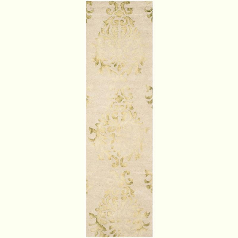 Dip Dye DDY516 Hand Tufted Runner Rug - Beige/Green - 2'3"x8' - Safavieh.