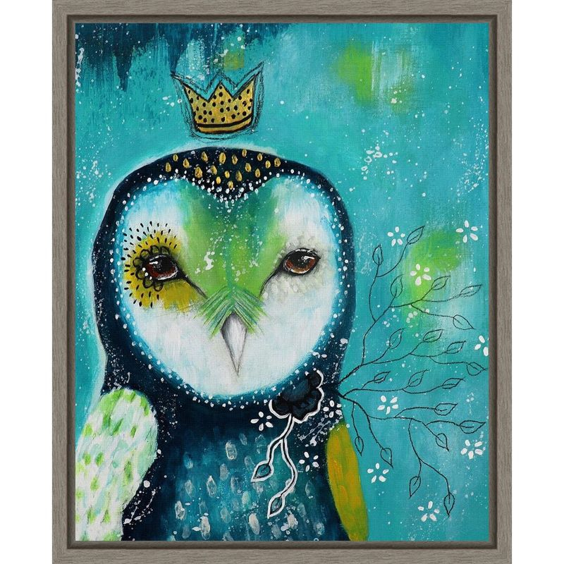 Amanti Art I Offer You Love by The Secret Hermit Canvas Wall Art Print Framed 16 x 20-in.