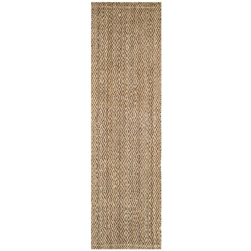 Natural Fiber NF183 Hand Woven Indoor Runner Rug - Natural/Brown - 2'3"x8' - Safavieh.