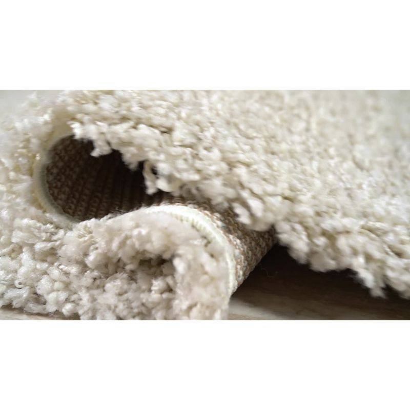 3'x5' Mercer Shag Plush Tassel Area Rug, Denim - JONATHAN Y