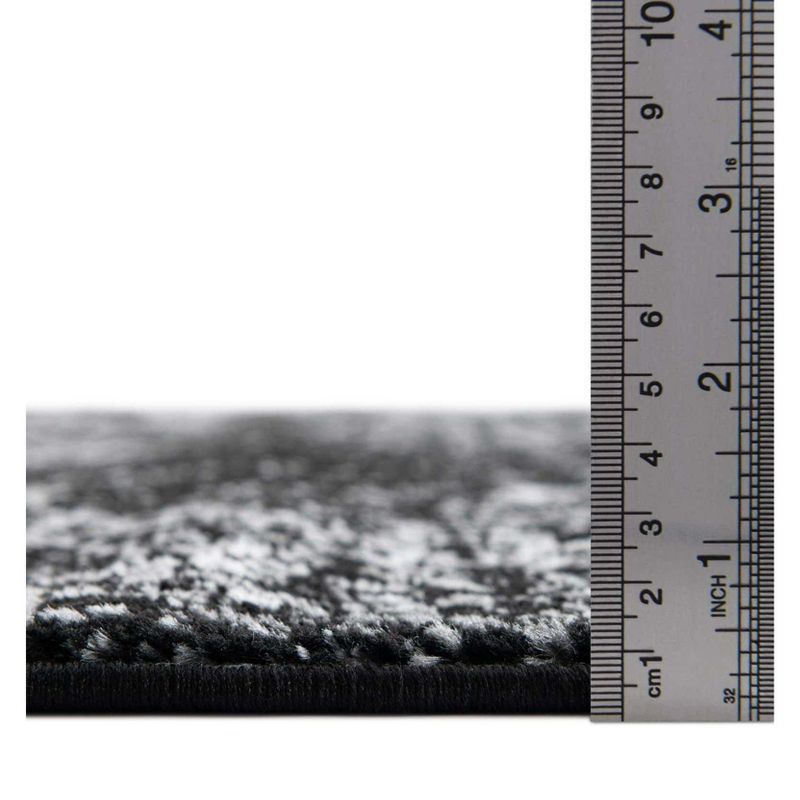 Unique Loom 9' 0 x 12' 0 Sofia Casino Black Area Rug