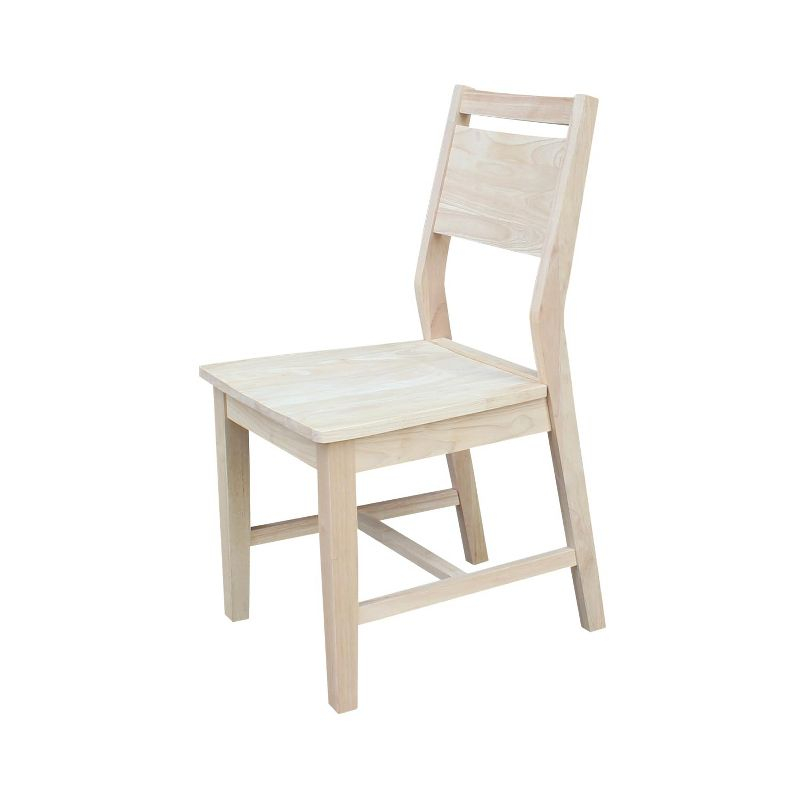 International Concepts Set of Two Aspen Panel Chairs