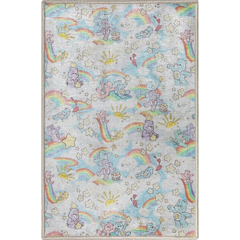 Care Bears Rainbows In The Sky 2' x 3' Multi Area Rug By Well Woven
