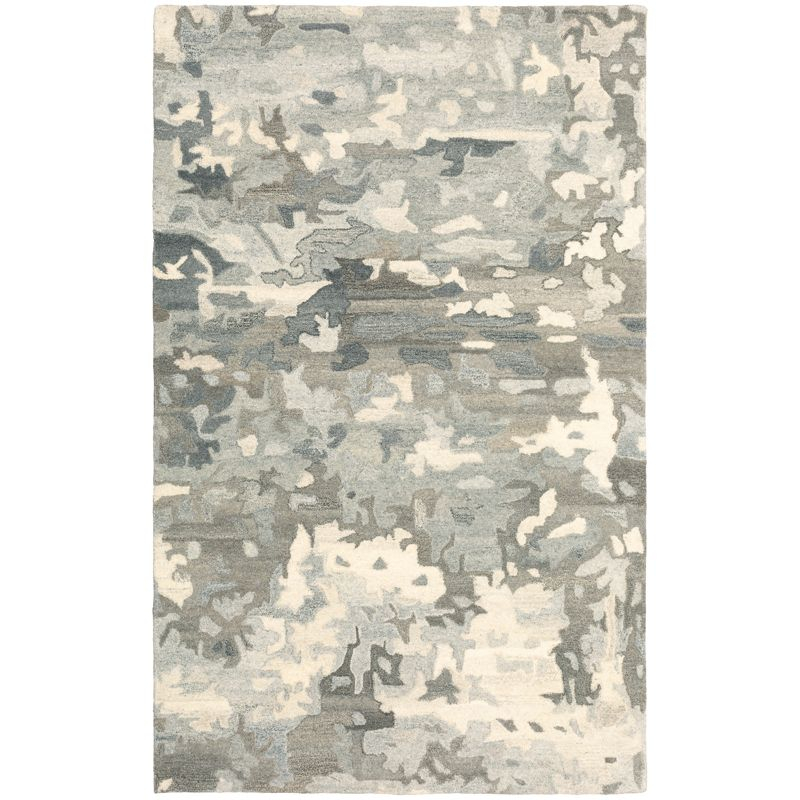 Oriental Weavers Anastasia 68006 Grey/ Charcoal Indoor Area Rug - 3'6" x 5'6"