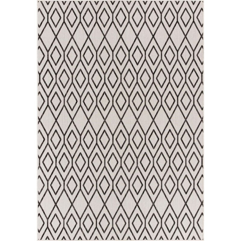 Jill Zarin 7' 0 x 10' 0 Rectangle Indoor/Outdoor Ivory Area Rug