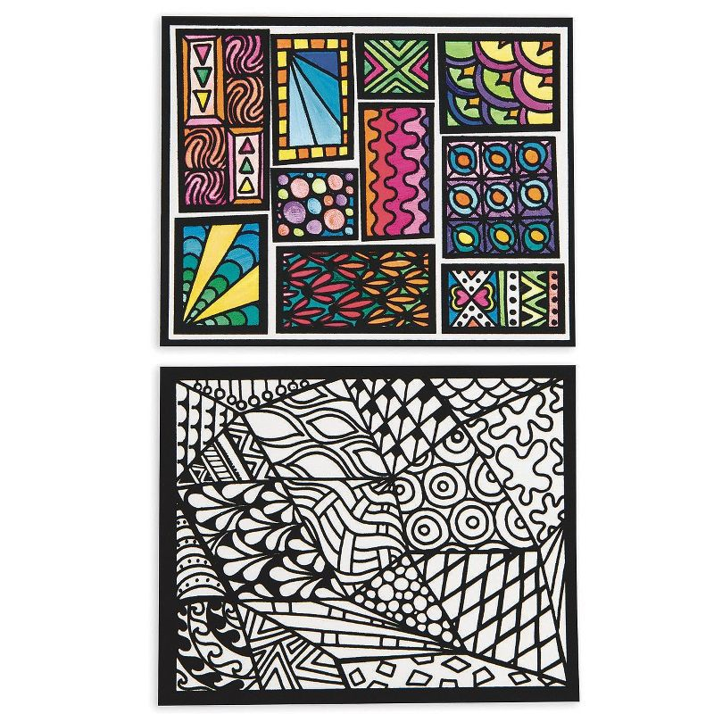 S&S Worldwide Abstract Velvet Art Poster 8 IN X 10 IN Pk30