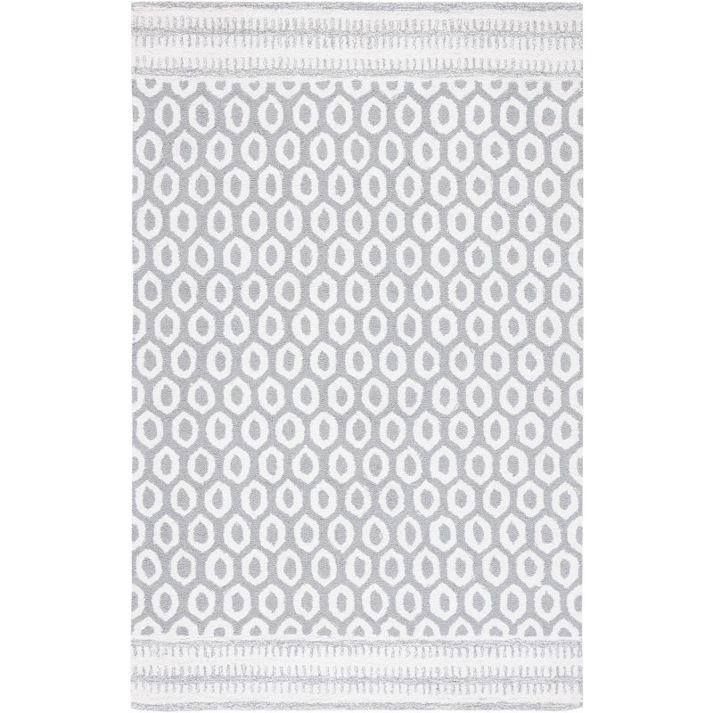 Capri CPR708 Tufted Indoor Area Rug - Ivory/Grey - 8'x10' - Safavieh