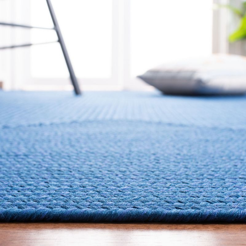 Braided BRD315 Hand Woven Accent Rug - Blue - 2'x3' - Safavieh.