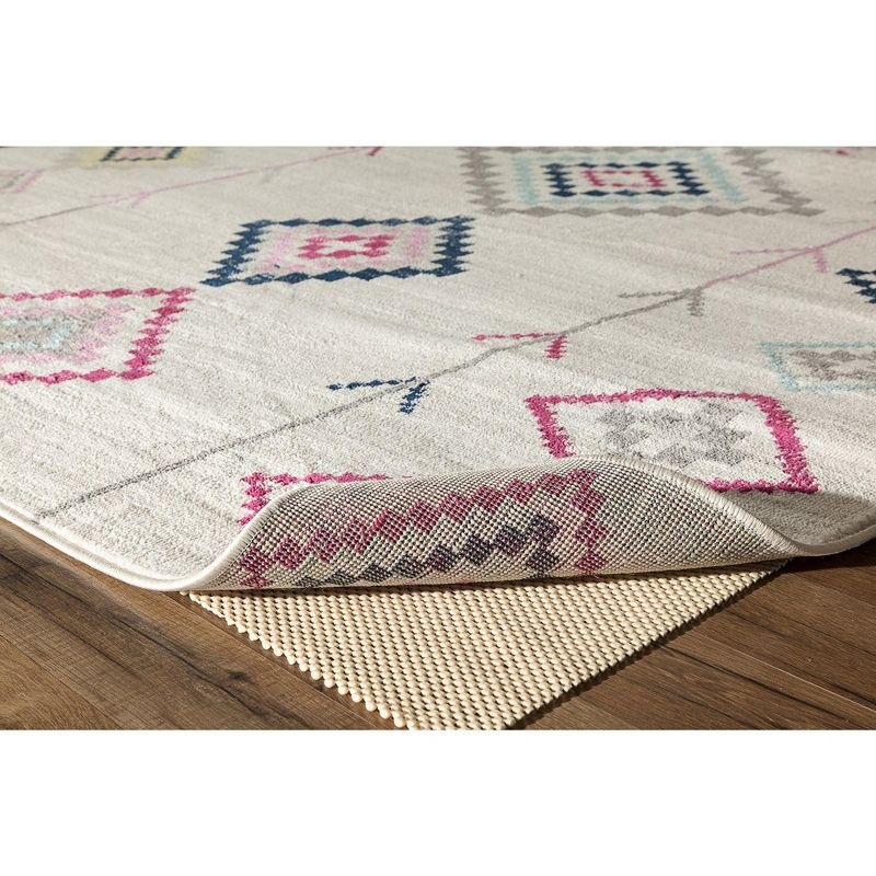 Rugs America Soleil BR15A Ivory Area Rug for Dining Room Rug Neutral Rug Living Room Rug Kitchen, 2'x4'
