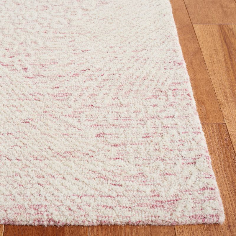 Ebony EBN105 Hand Tufted Indoor Area Rug - Pink/Ivory - 5'x8' - Safavieh
