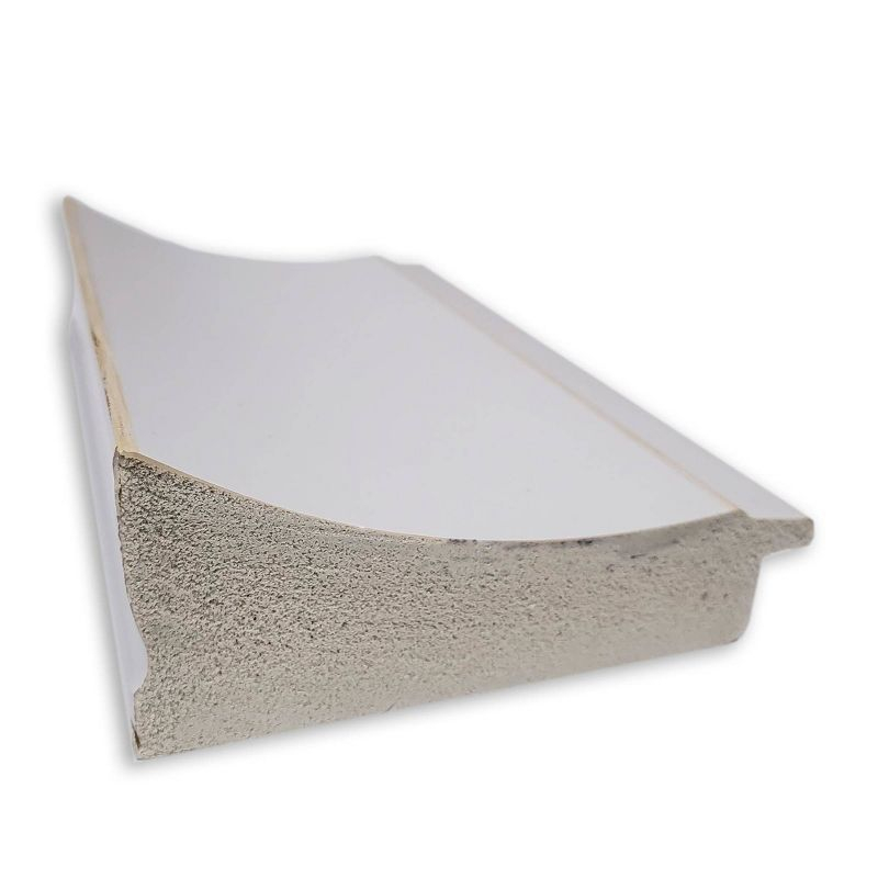 20" x 24" Flair Framed Bathroom Vanity Wall Mirror Soft White - Amanti Art: Modern Rectangle, Satin Finish, No Assembly Required