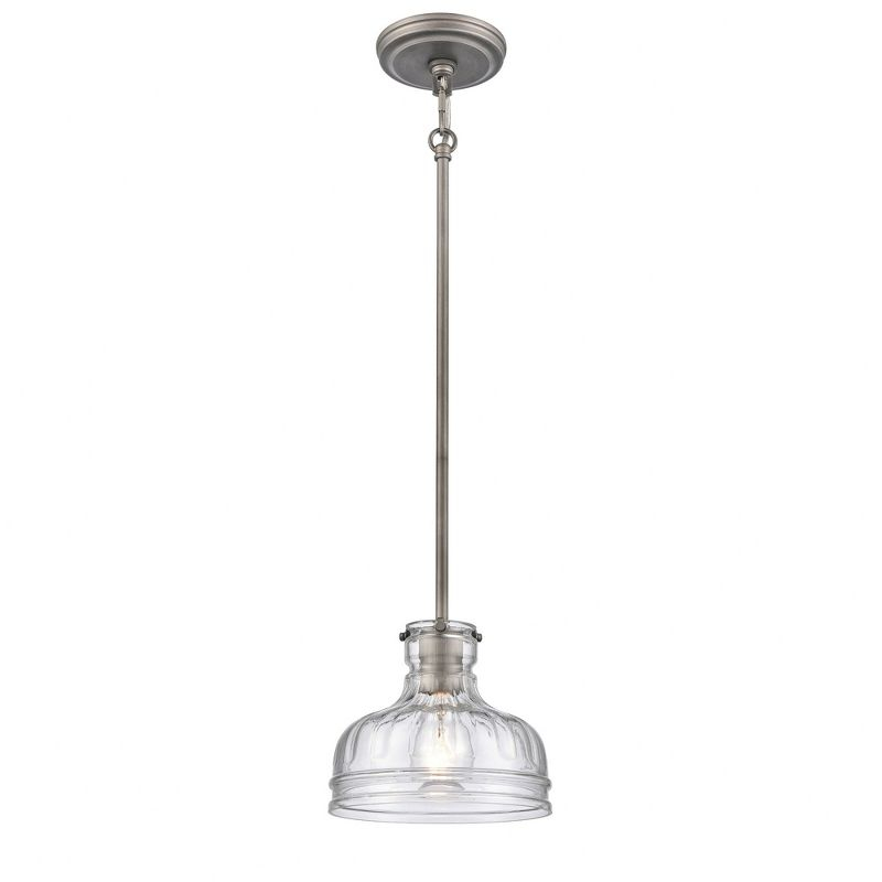 Elk Home Orinoco 1 - Light Pendant in  Weathered Zinc