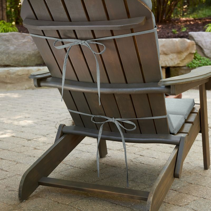 ARDEN Outdoor Foam Adirondack Cushion, Set of 2, 21.5 x 19, Water repellent, Fade Resistant, Foam Cushion for Adirondack Chairs 21.5 x 19