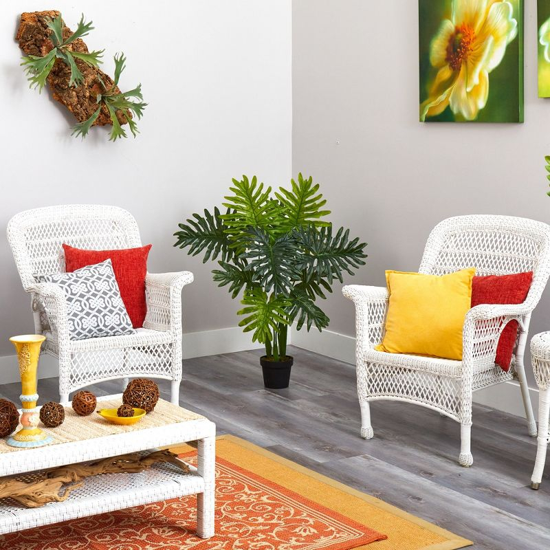Nearly Natural 40-in Philodendron Artificial Plant (Real Touch)