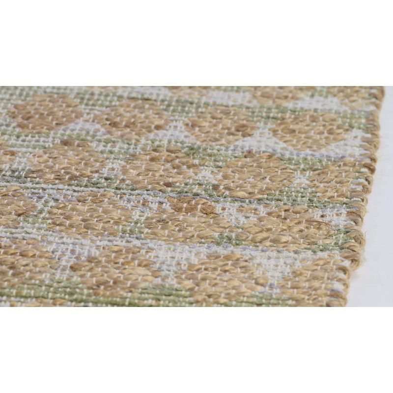Cape Cod CAP820 Woven Indoor Area Rug - Teal/Natural - 4'x6' - Safavieh