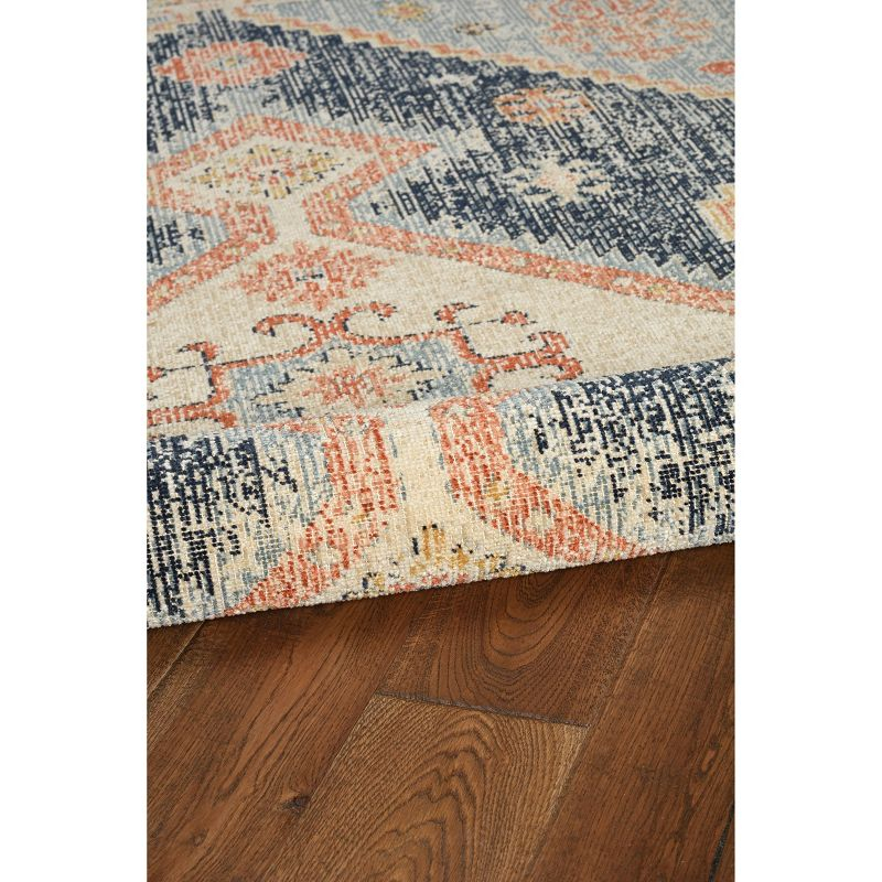 Great Zero Harlon Rug Off White/Blue - Linon