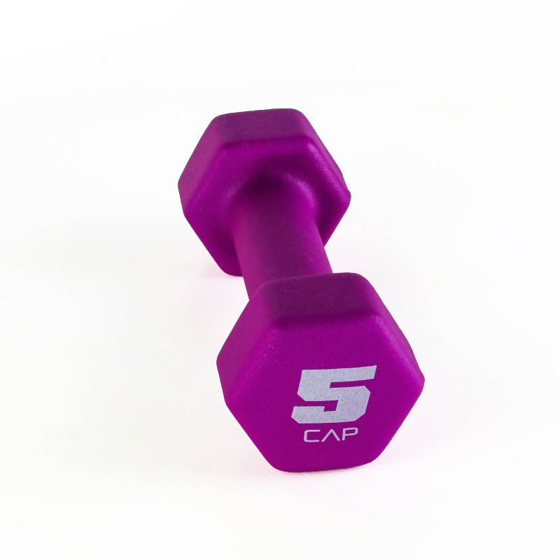 CAP Neoprene Dumbbell 5lbs - Magenta