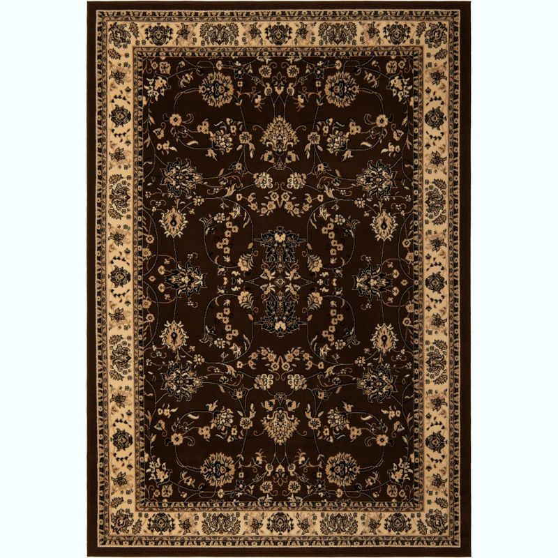 Unique Loom 7' 0 x 10' 0 Sialk Hill Washington Brown Area Rug