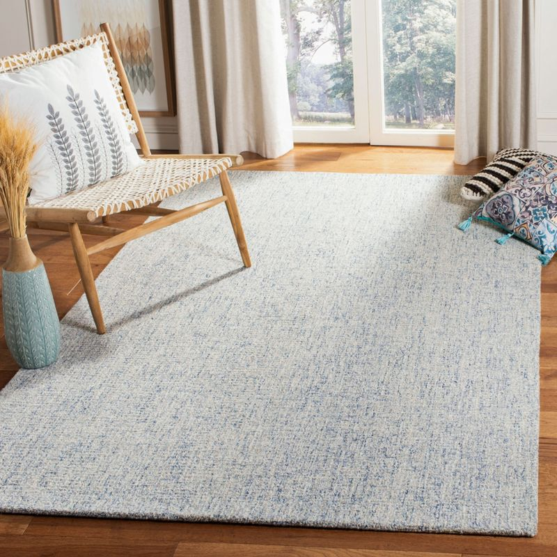 Abstract ABT471 Handmade Indoor Accent Rug - Ivory/Blue - 3'x5' - Safavieh