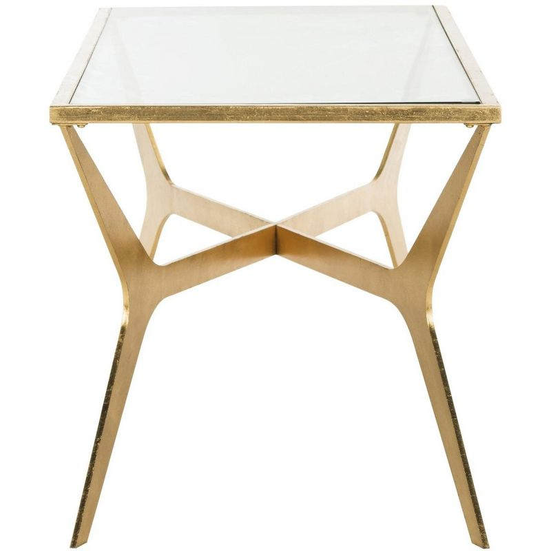 Edythe Coffee Table - Gold/Clear - Safavieh