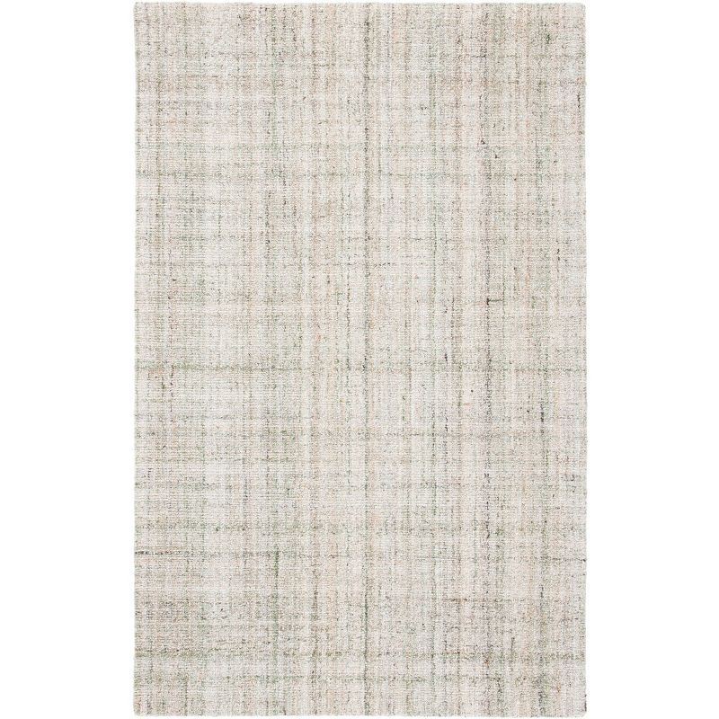 Abstract ABT143 Handmade Indoor Area Rug - Green/Sage - 6'x9' - Safavieh