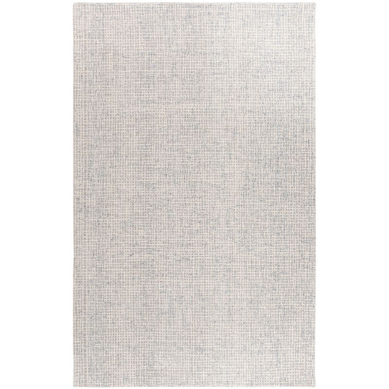 Abstract ABT469 Hand Tufted Area Rug - Silver/Blue - 5'x8' - Safavieh .