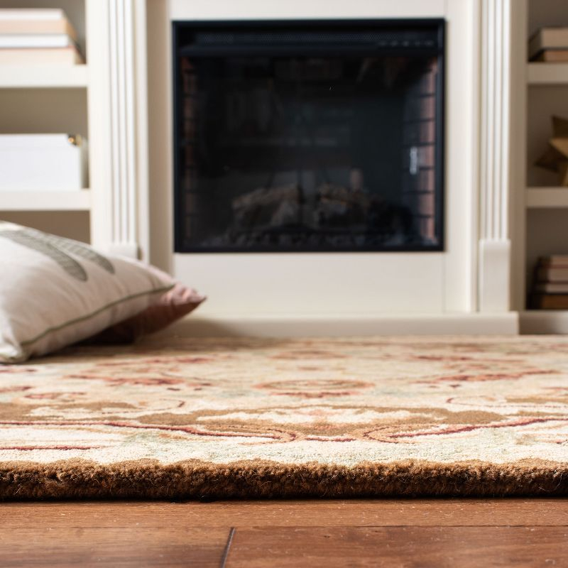 Empire EM823 Hand Tufted Indoor Accent Rug - Brown/Beige - 3'x5' - Safavieh