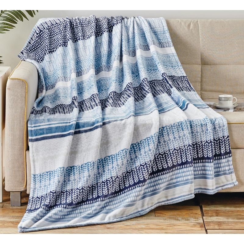 Noble House Extra Comfy and Plush Oversized Throw Blanket - Anissa - 50" x 70"