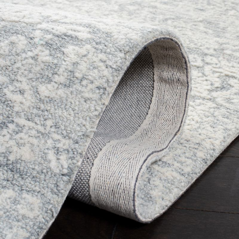 Metro MET805 Hand Tufted Runner Rug - Light Grey - 2'3"x8' - Safavieh.