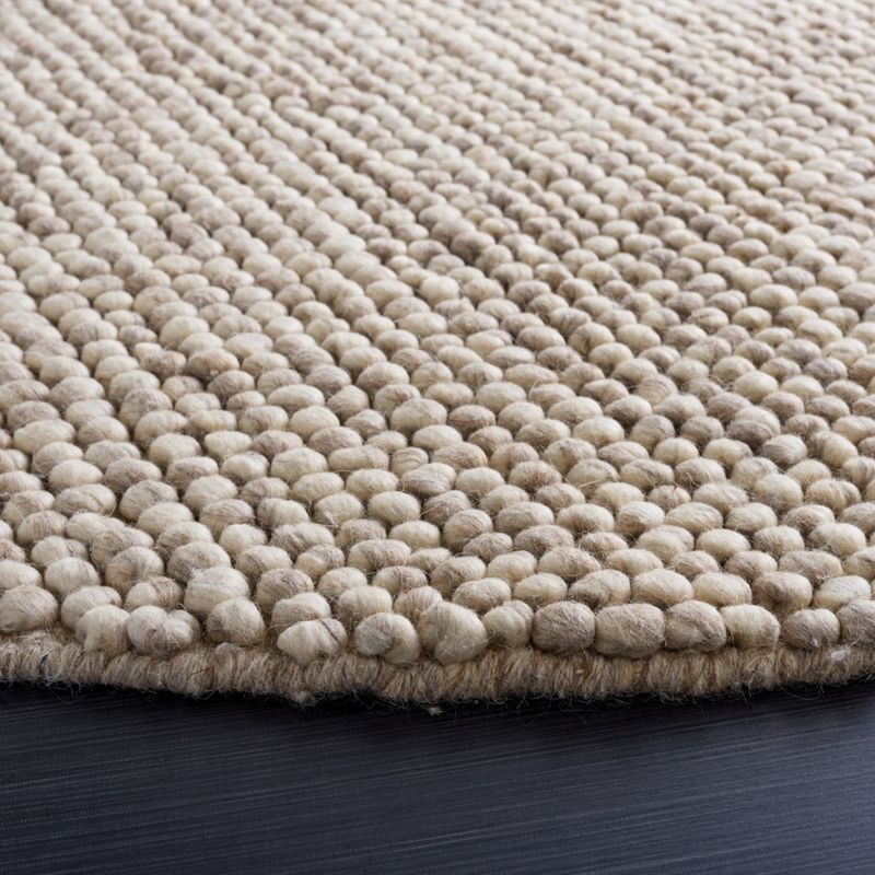 Natura NAT620 Hand Woven Area Rug - Ivory - 8' round - Safavieh.