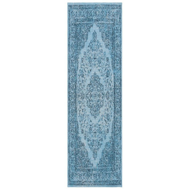Classic Vintage CLV121 Loomed Indoor Runner Rug - Blue - 2'4"x8' - Safavieh