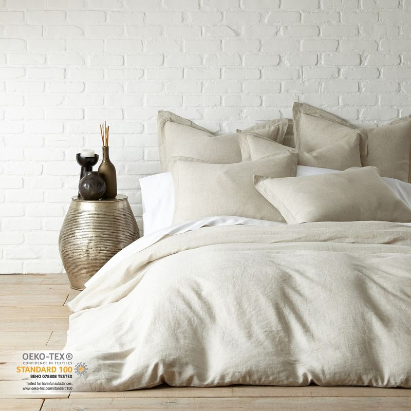 Washed Linen King Duvet Cover - Natural - Levtex Home