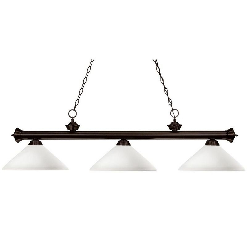 Z-Lite Riviera 3 - Light Island Pendant Light in  Bronze