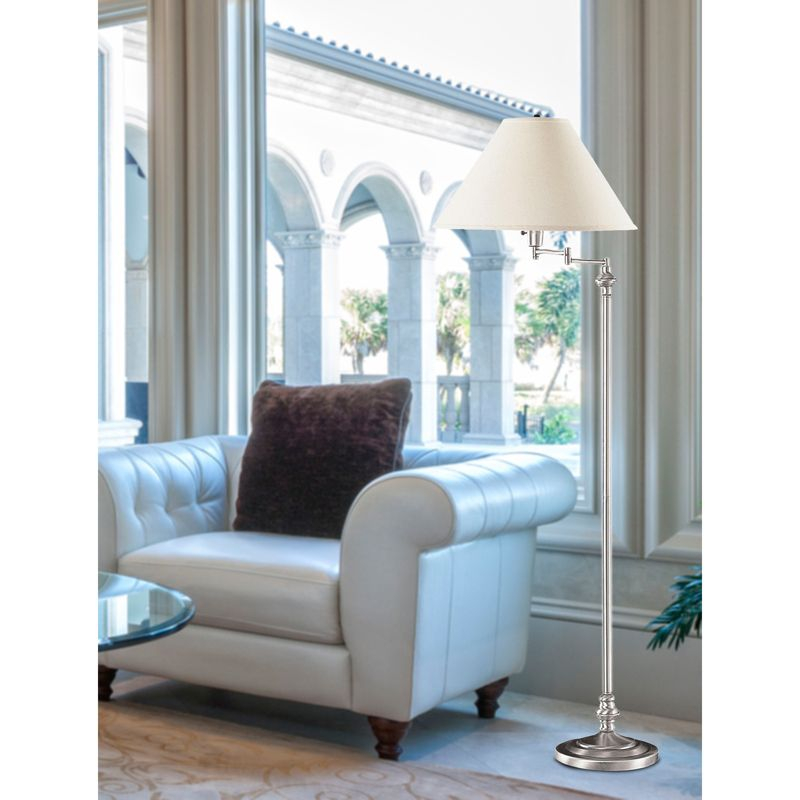 Cal Lighting 150W 3 Way Swing Arm Floor Lamp
