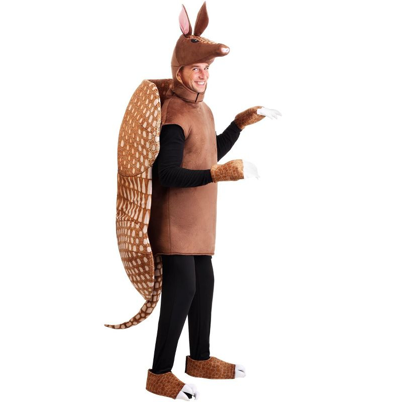 HalloweenCostumes.com Small Adult Armadillo Costume, Black/Brown/Brown