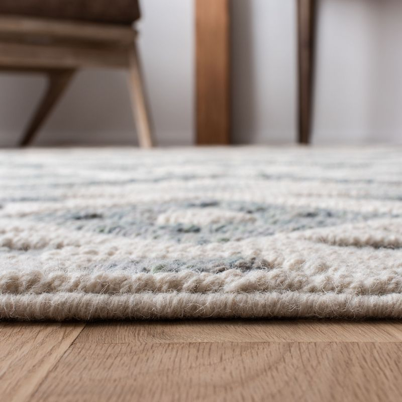 Natura NAT629 Hand Woven Area Rug - Cream/Aqua - 8'9"x11'9" - Safavieh.