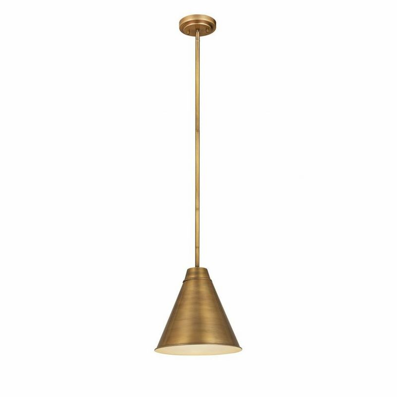 Z-Lite Eaton 1 - Light Pendant in  Rubbed Brass